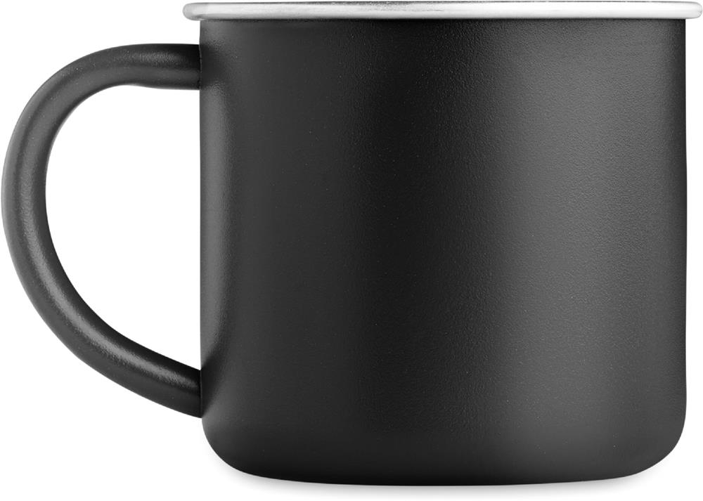 Mug inox recyclé 300 ml personnalisé CARIBU, gauche