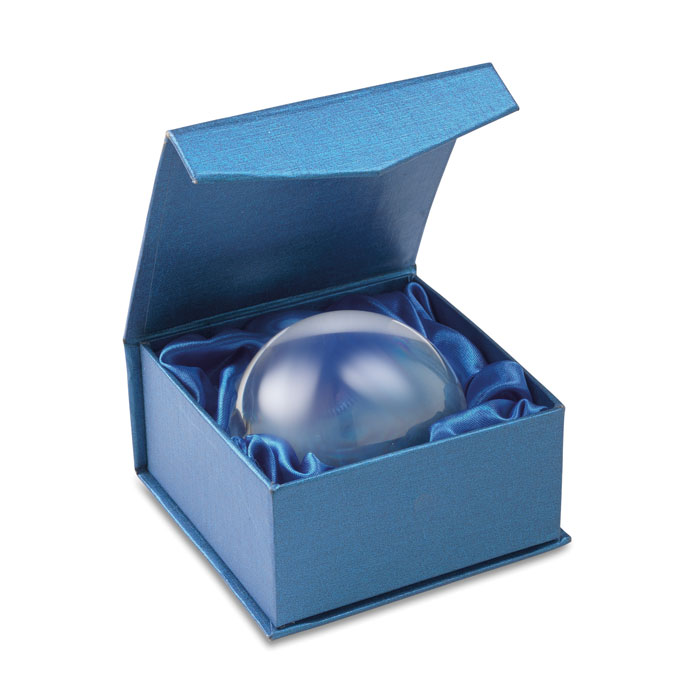 Presse-papier loupe en verre personnalisé OVALE, Transparent
