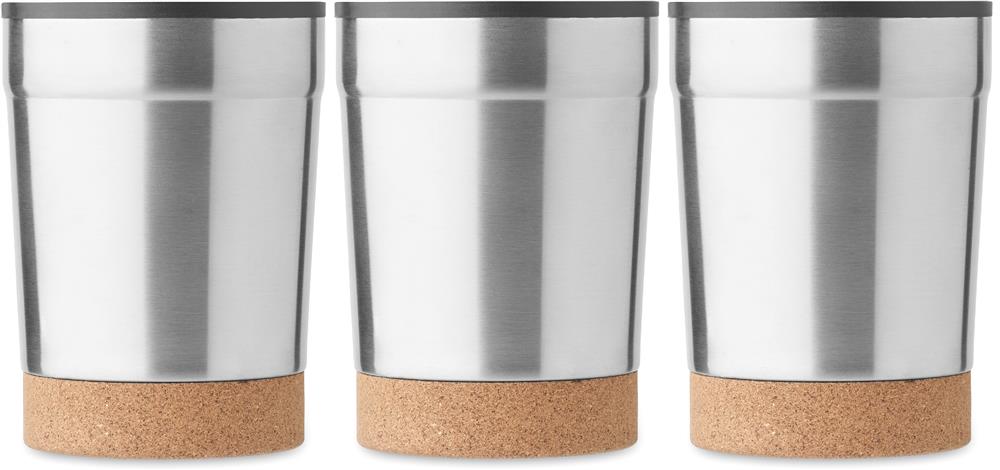 Gobelet isotherme inox 300 ml personnalisé NOMU, tour complet (sérigraphie circulaire)