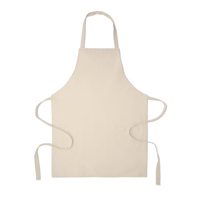 Tablier coton recyclé beige personnalisé SOUS