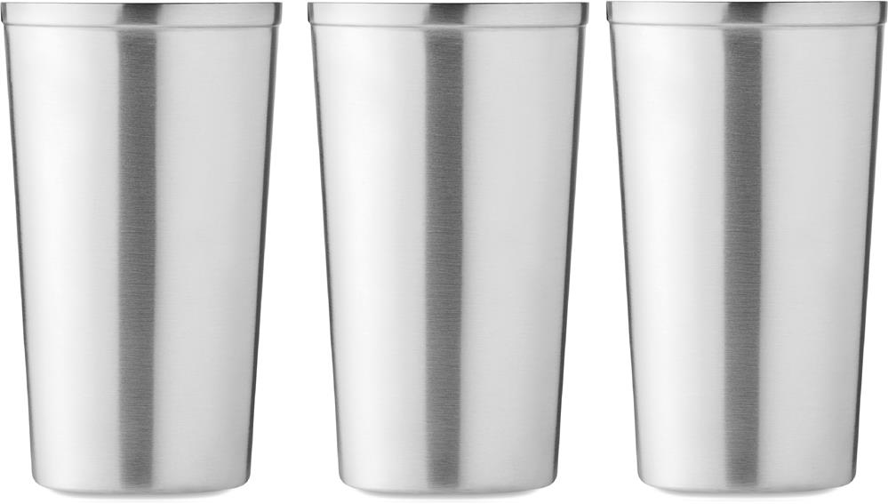 Gobelet isotherme inox recyclé 510 ml personnalisé BRACE +, tour complet (gravure laser 360)