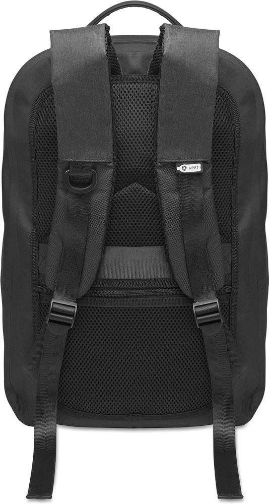 Sac à dos ordinateur 16'' RPET personnalisé BRENNA, épaule sangle gauche