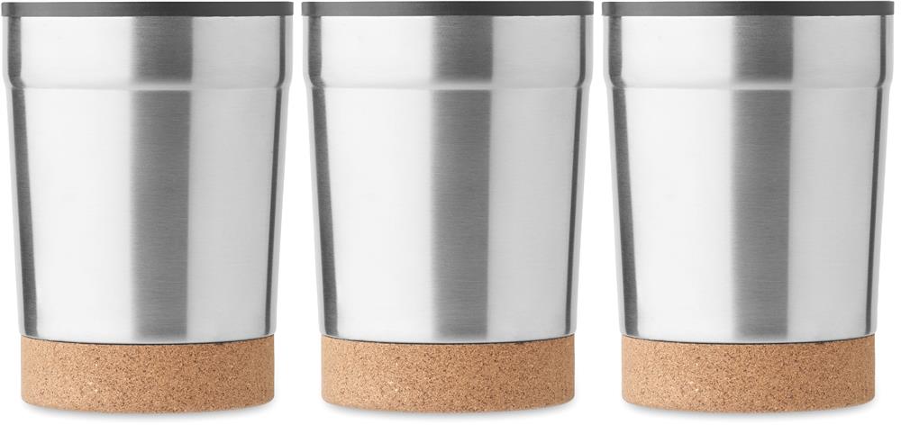 Gobelet isotherme inox 300 ml personnalisé NOMU, tour complet (gravure laser 360)