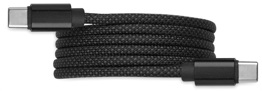 Câble USB-C magnétique tressé 60 W personnalisé BRAID, prise 2