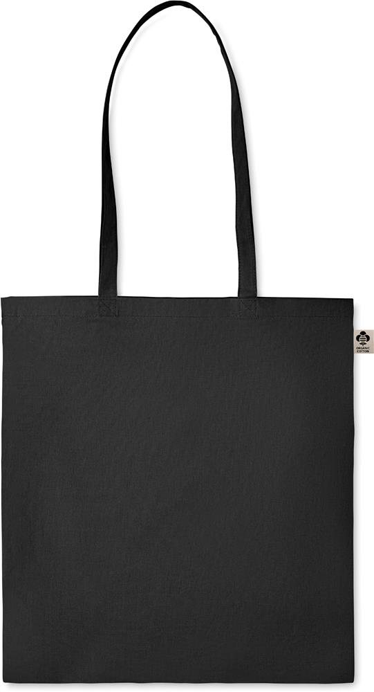 Tote bag coton bio 140 g/m² personnalisé ZIMDE COLOUR, devant (transfert numérique)