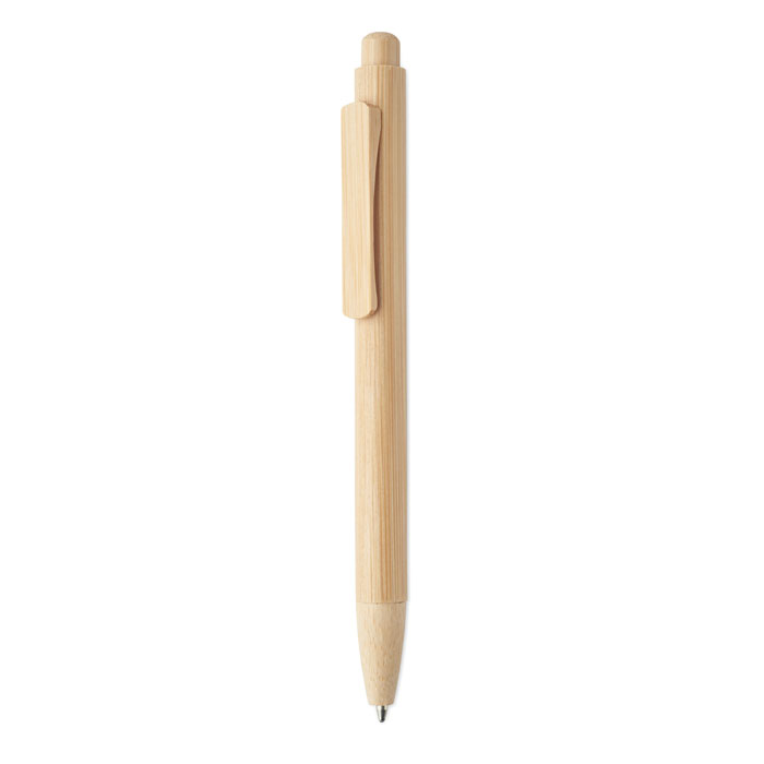 Stylo bille tout bambou FSC personnalisé MAMBO, Bois