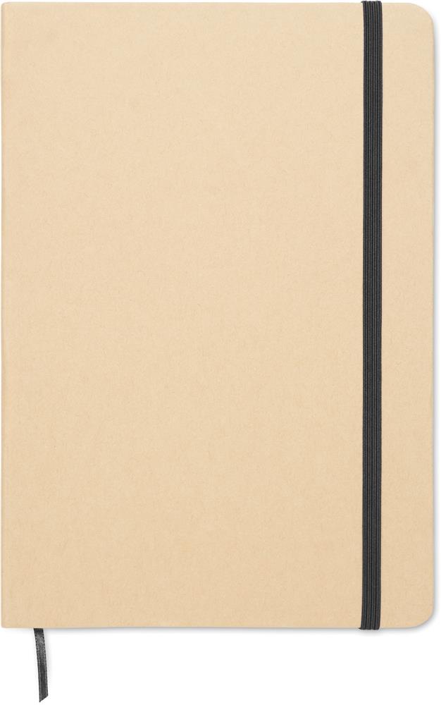 Carnet A5 couleur révélée au laser personnalisé ROUTE, devant (gravure laser) 2