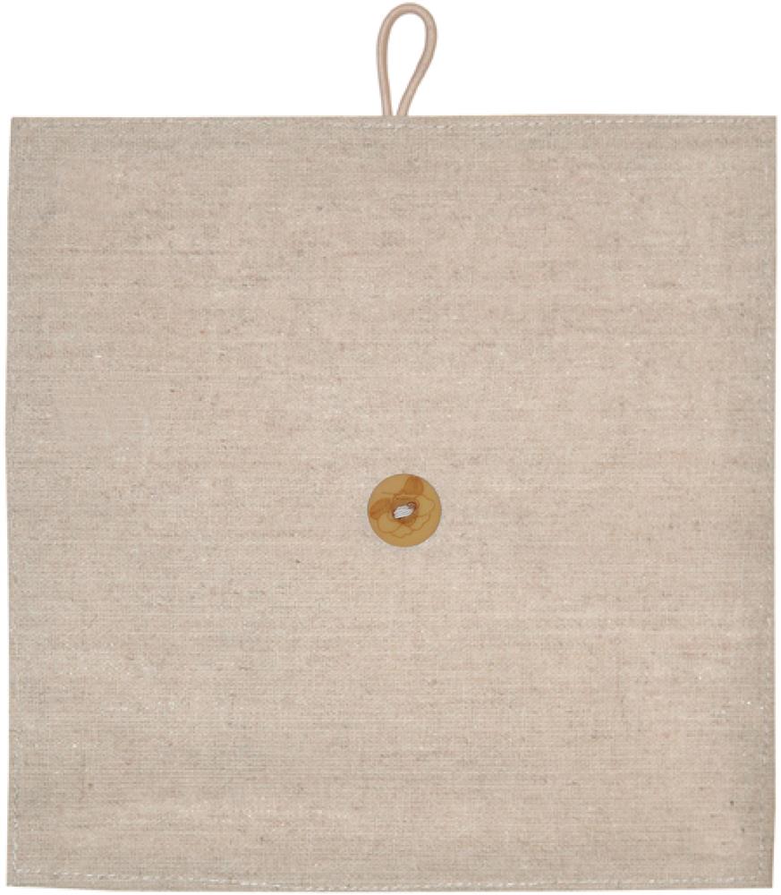 Set d'écriture étui jute et coton personnalisé ECOSET, pochette extérieur