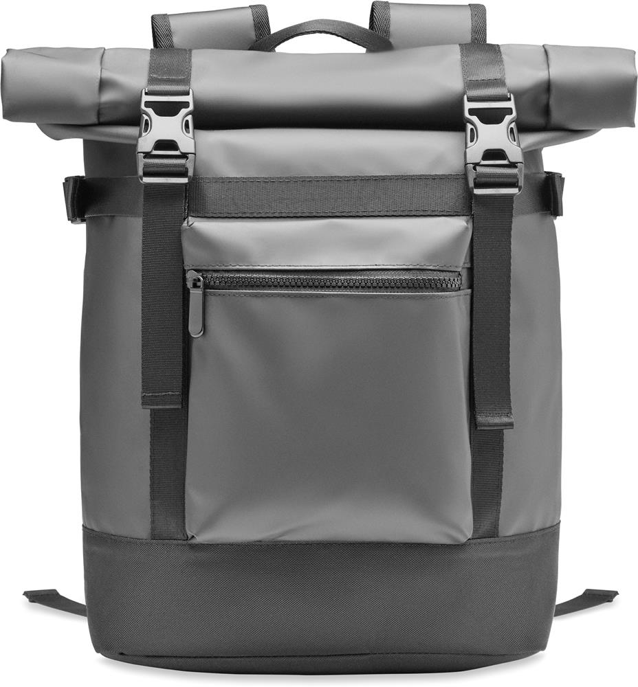 Sac à dos bâche enroulable personnalisé JAYA BAG, devant poche