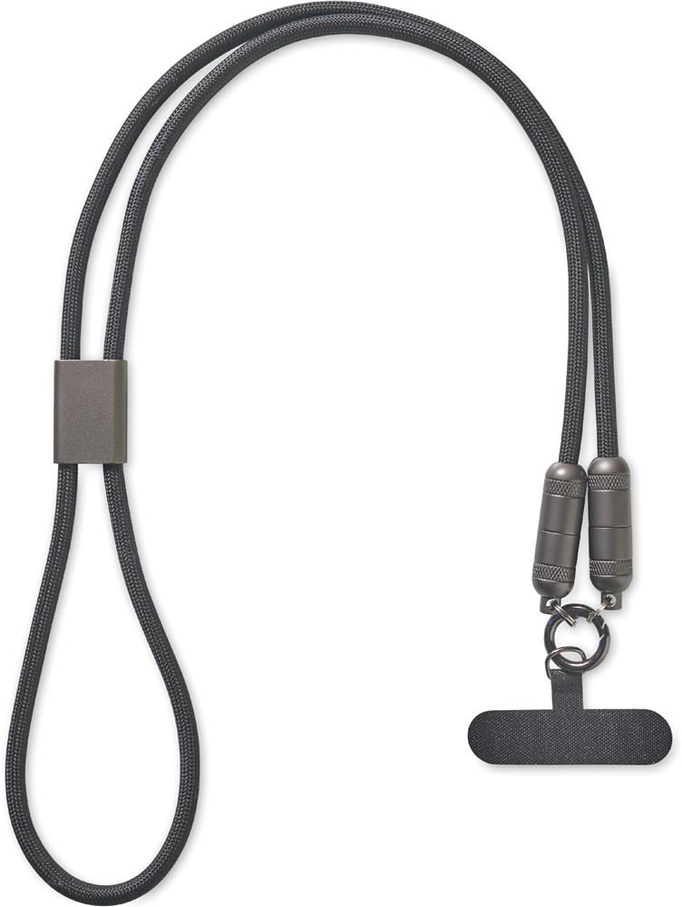 Lanyard câble de charge 60 W personnalisé SHAKA, support