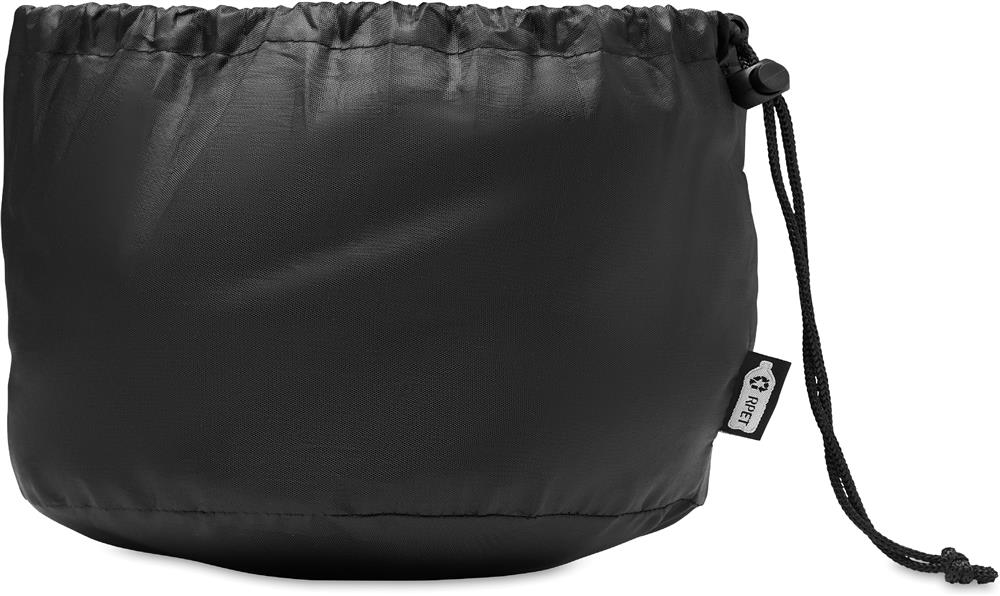 Oreiller de voyage tissu cationique personnalisé BANTAL, pochette côté 1