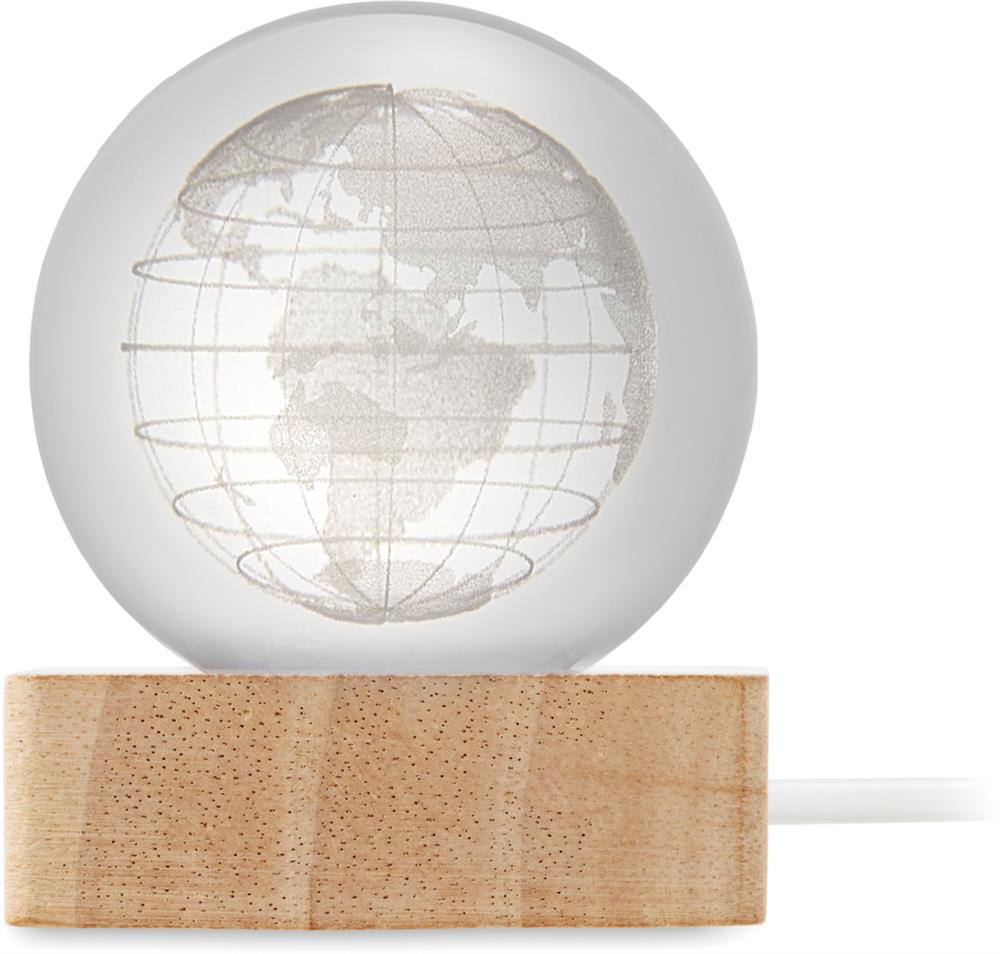 Lampe boule en verre LED personnalisée GLOBE LIGHT, côté 2
