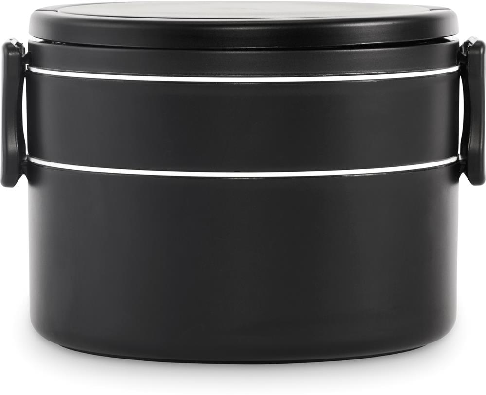 Lunch box ronde 2 niveaux personnalisée ENSALA, boîte côté 2 1
