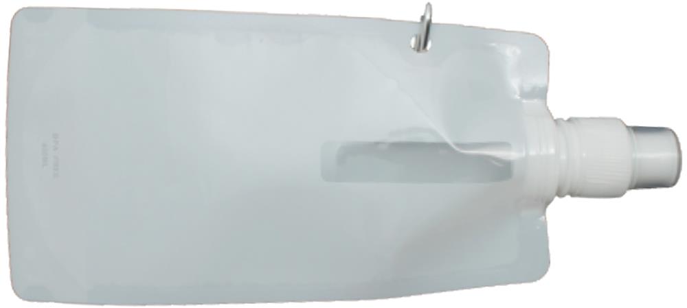 Gourde pliable PET 480 ml personnalisée GATES, devant milieu