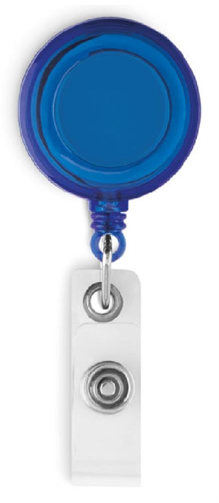 Porte-badge enrouleur personnalisé LADES, devant (tampographie)