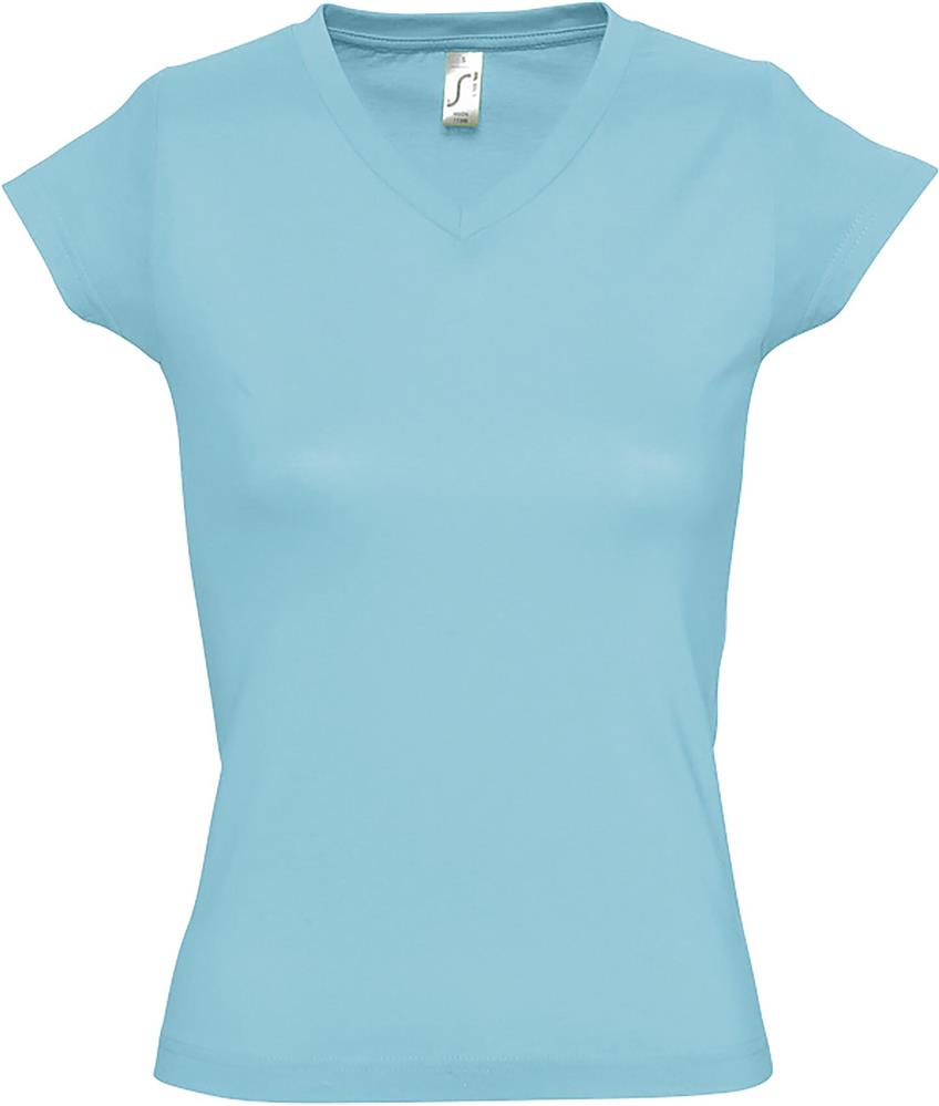 Tee-shirt femme col V 150 g/m² personnalisé MOON