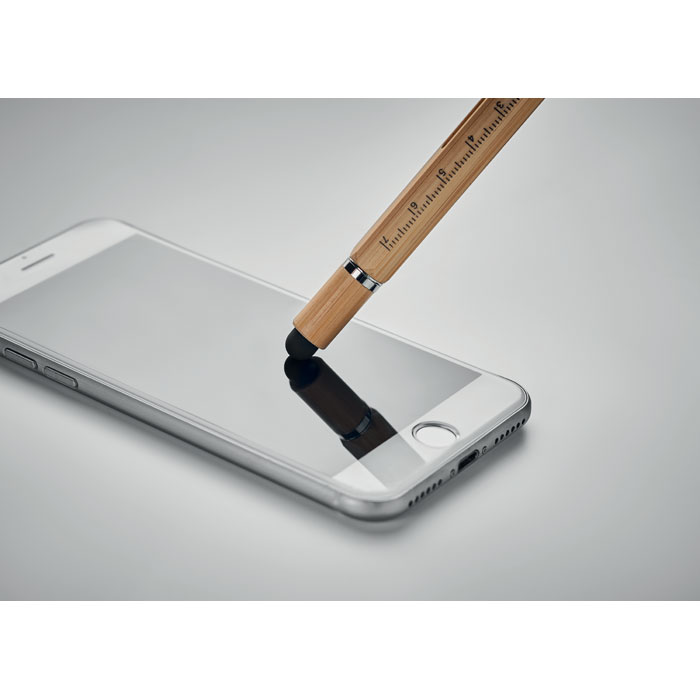 Stylo multi-outils bambou personnalisé TOOLBAM