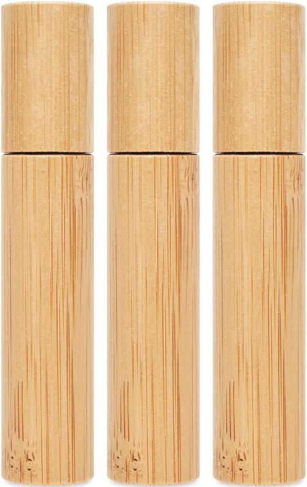 Atomiseur parfum bambou 10 ml personnalisé MIZER, tour complet