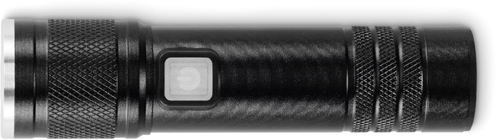 Lampe torche aluminium recyclé 800 mAh personnalisée FLASHRA, côté 3