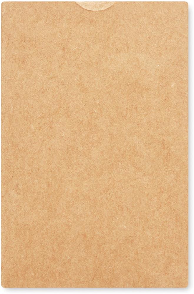 Cartes à jouer papier recyclé personnalisées ARUBA +, côté 1