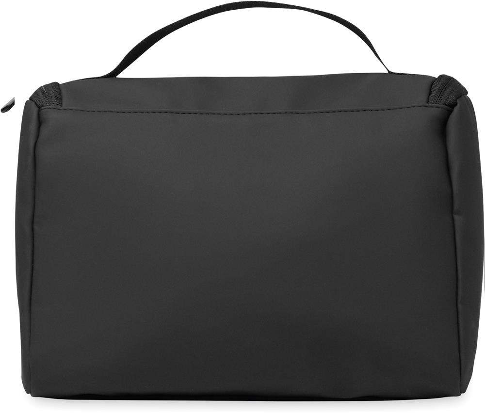 Trousse de toilette à suspendre PU personnalisée AWAY, dos