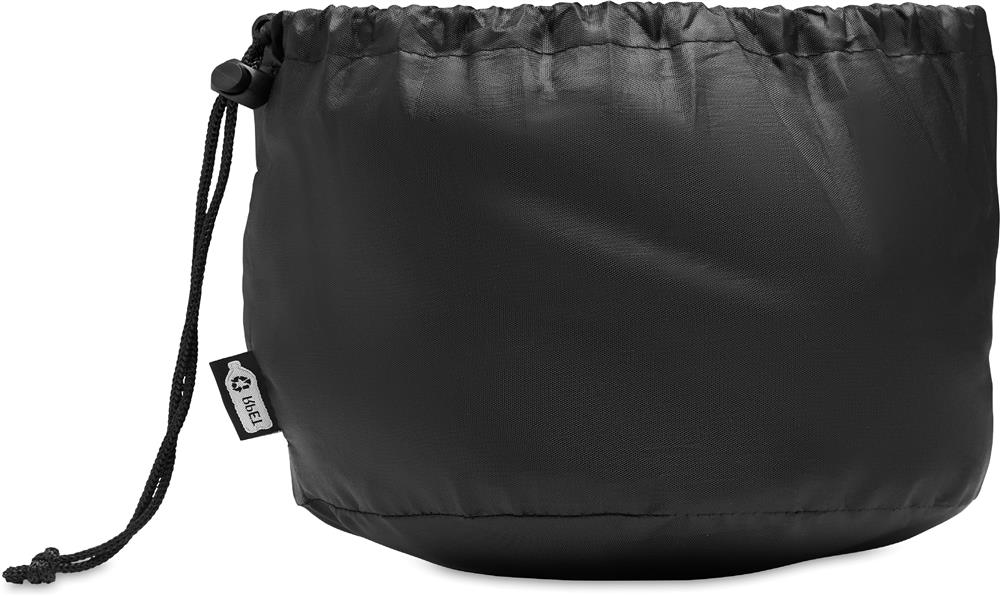 Oreiller de voyage tissu cationique personnalisé BANTAL, pochette côté 2