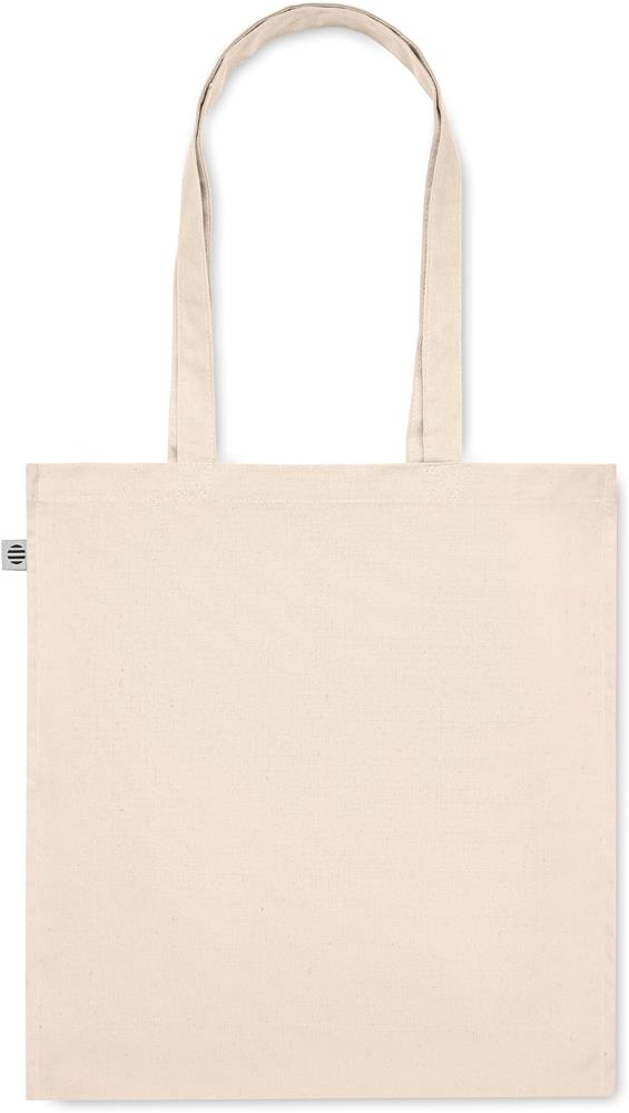 Tote bag coton bio 220 g/m² personnalisé BENTE, dos (sérigraphie)