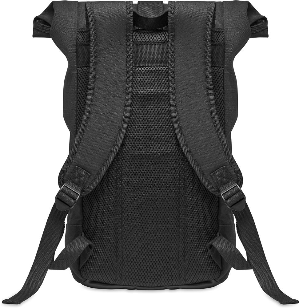 Sac à dos toile lavée 340 g/m² personnalisé ZURICH ROLL, épaule sangle droite