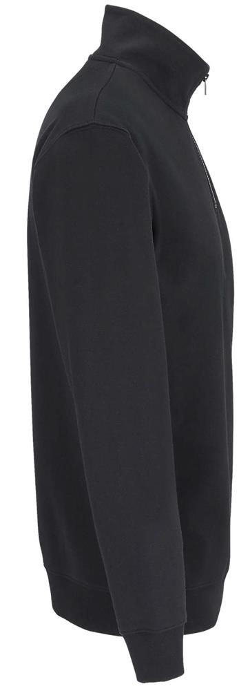 Sweat col camionneur zippé personnalisé CONRAD, manche droite