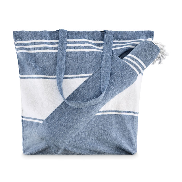 Sac de plage et serviette 180 g/m² personnalisés HUMMUM