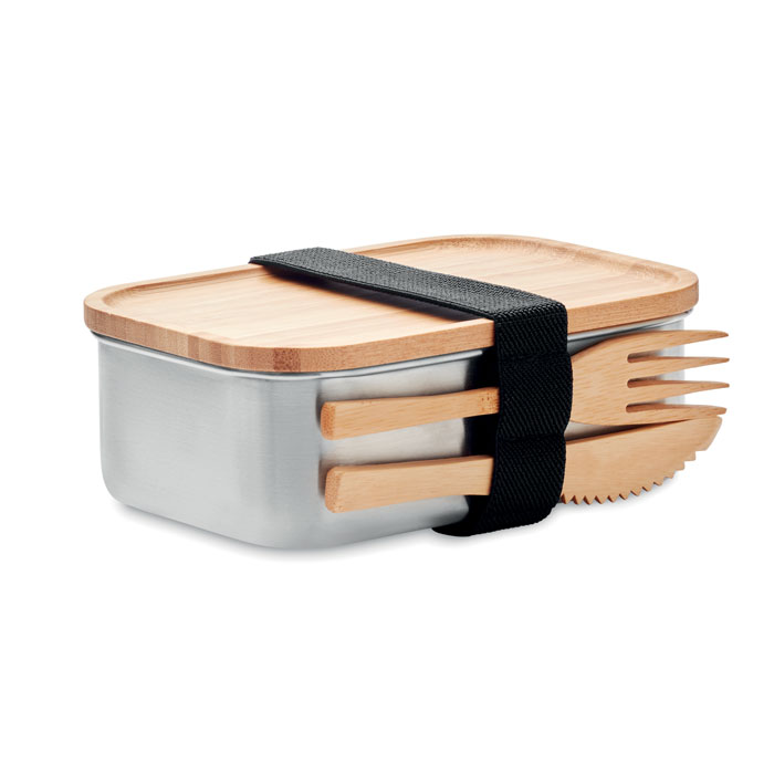 Lunch box inox 600 ml personnalisée SAVANNA