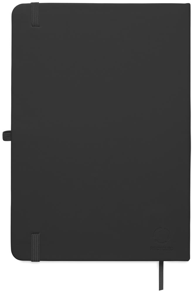 Carnet A5 PU recyclé personnalisé ARCOLOOP, dos (embossage)