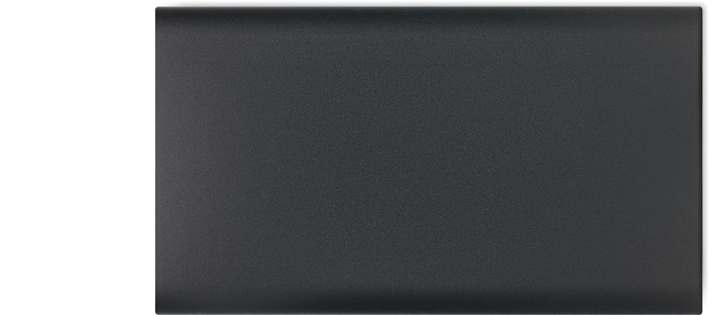 Batterie externe 5000 mAh sans fil personnalisée POWERPLUS, dos (étiquette numérique)