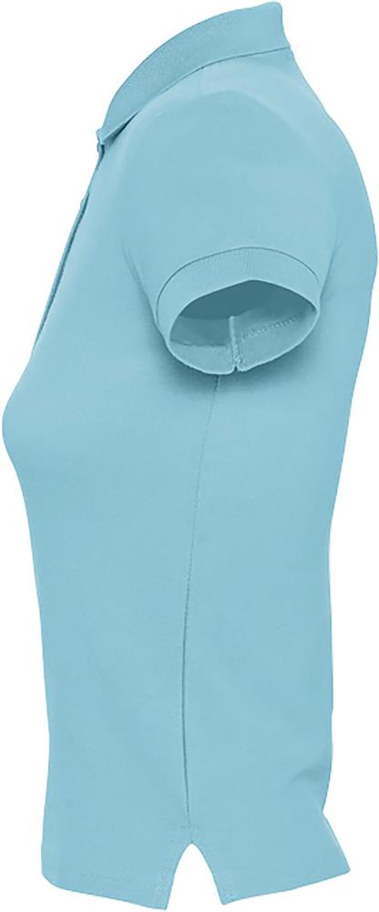 Polo femme piqué 210 g/m² personnalisé PEOPLE, manche gauche
