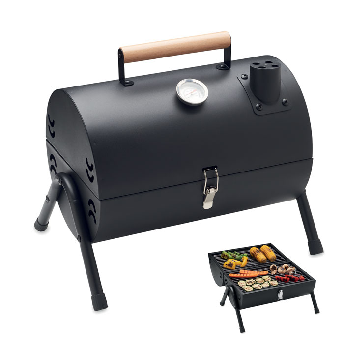 Barbecue portable avec cheminée personnalisé CHIMEY, Noir