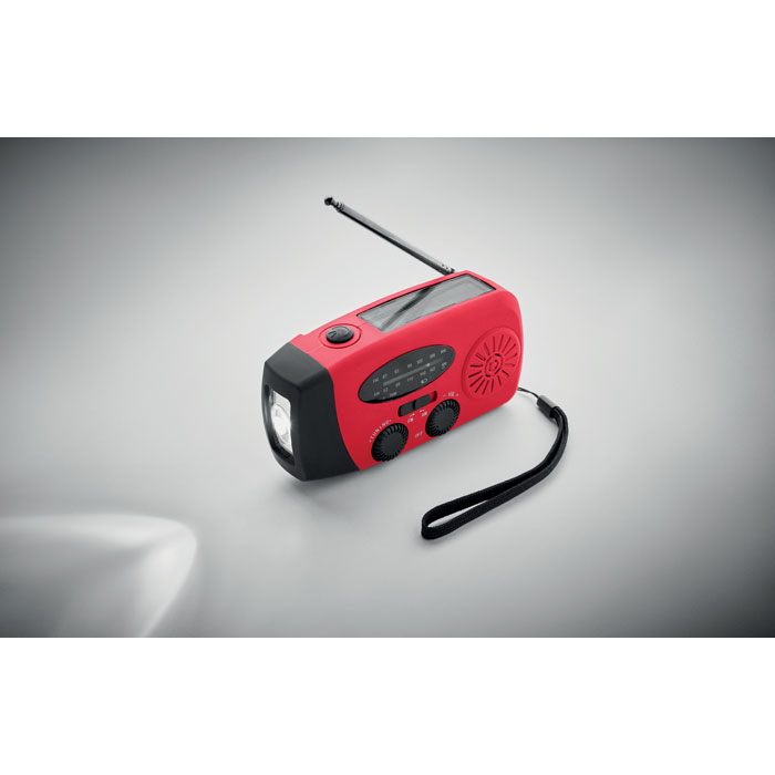Radio portable solaire à manivelle personnalisée ONDA