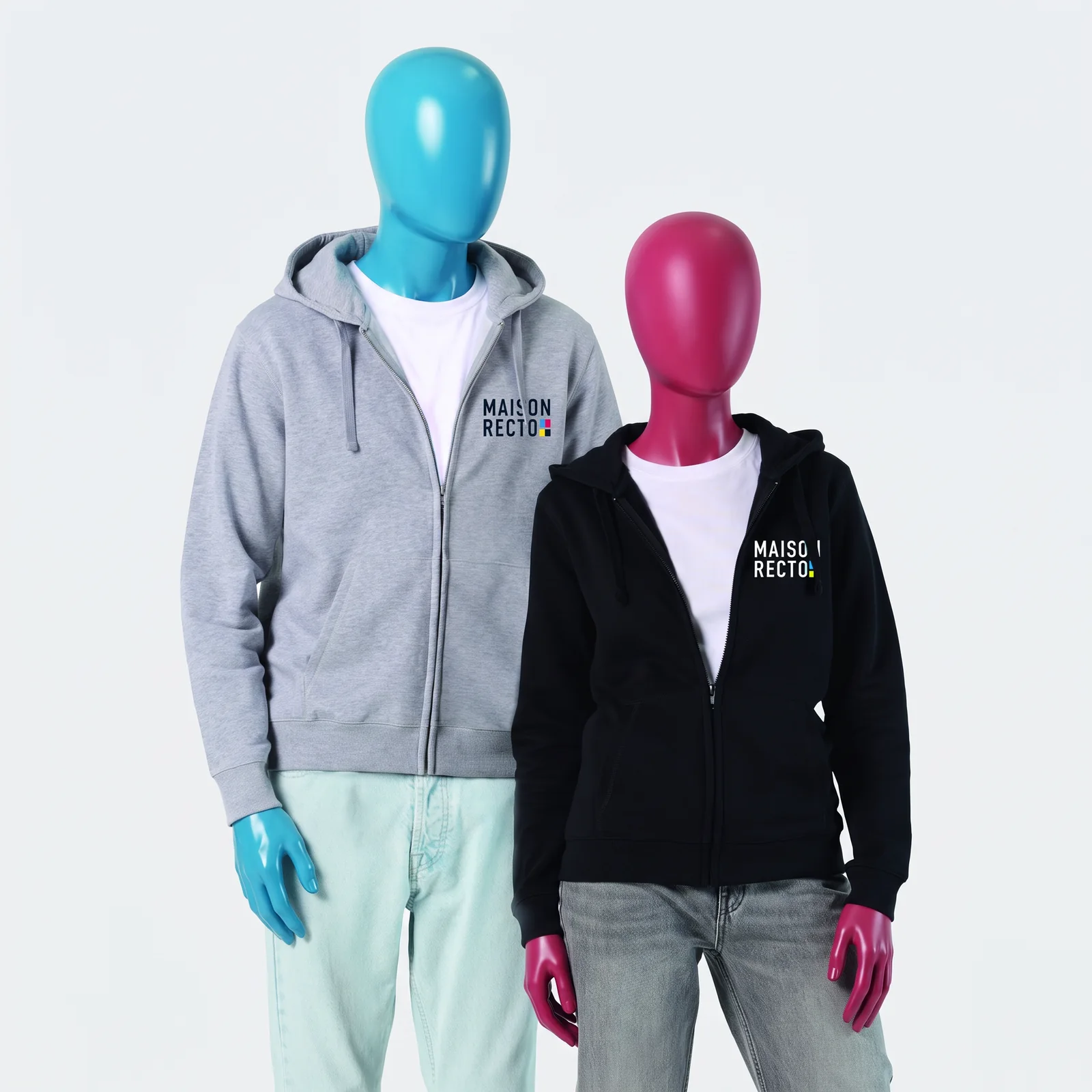 Sweat zippé à capuche 280 g/m² personnalisé SPIKE MEN