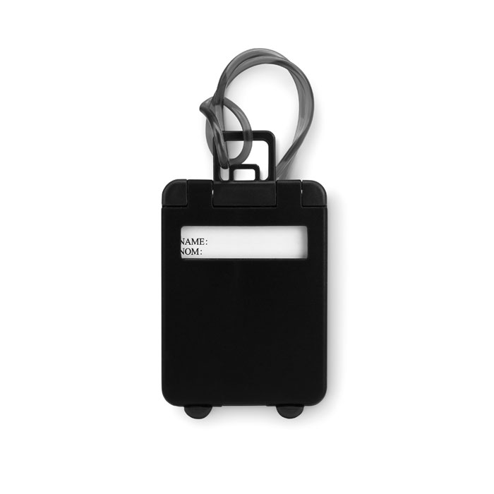 Étiquette de bagage en plastique personnalisée TRAVELLER