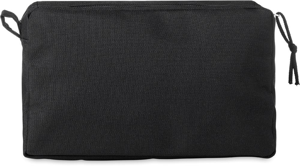 Trousse de toilette RPET 600D personnalisée BETTER & SMART, dos