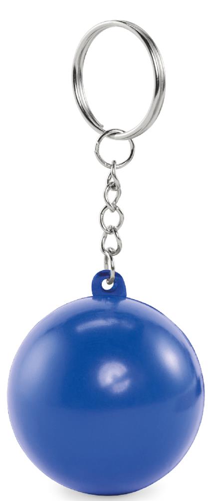 Porte-clés boule anti-stress PU personnalisé CIRKELY, côté 1