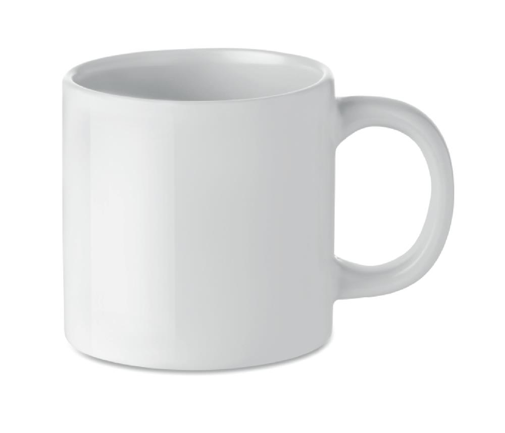Mug céramique 200 ml personnalisé MINI SUBLIM, droite