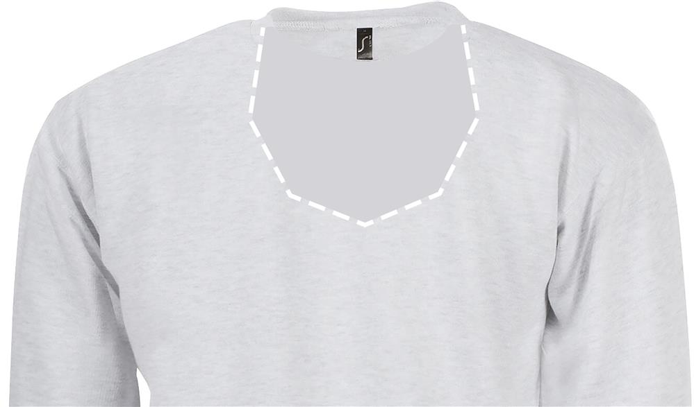 Sweat col rond homme molleton 260 personnalisé SPIDER, intérieur