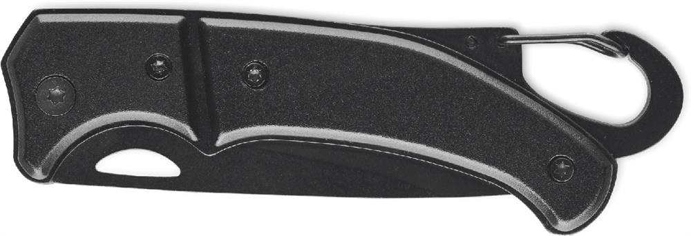 Couteau pliable aluminium mousqueton personnalisé FIFE, côté 1