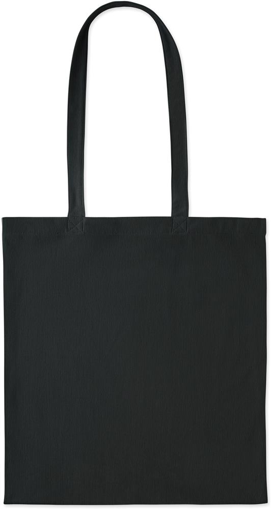 Tote bag velours côtelé 220 g/m² personnalisé CORDY B, dos (transfert sérigraphique)