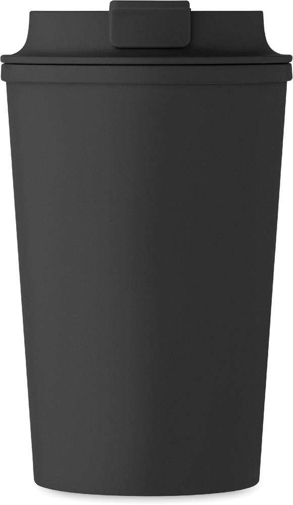 Gobelet PLA double paroi 350 ml personnalisé BEIBAKU, devant bas