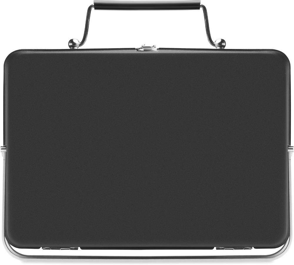 Barbecue portable inox valise personnalisé BBQ TO GO, côté 1