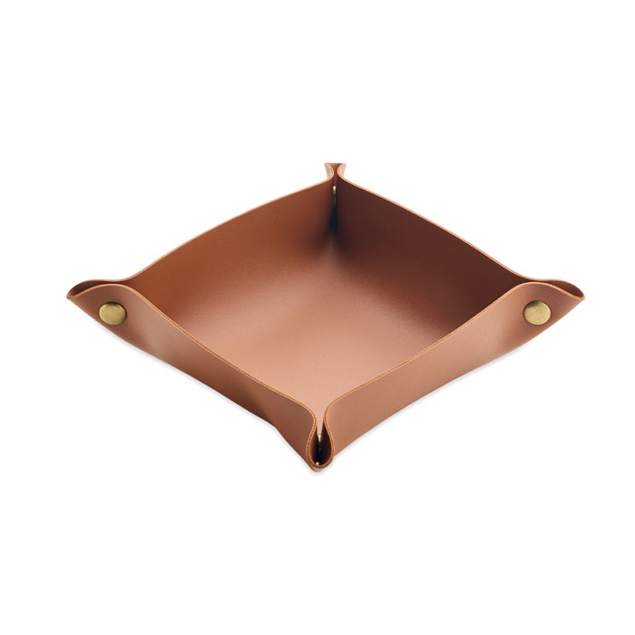 Vide-poches pliable en PU personnalisé KEYSPOT
