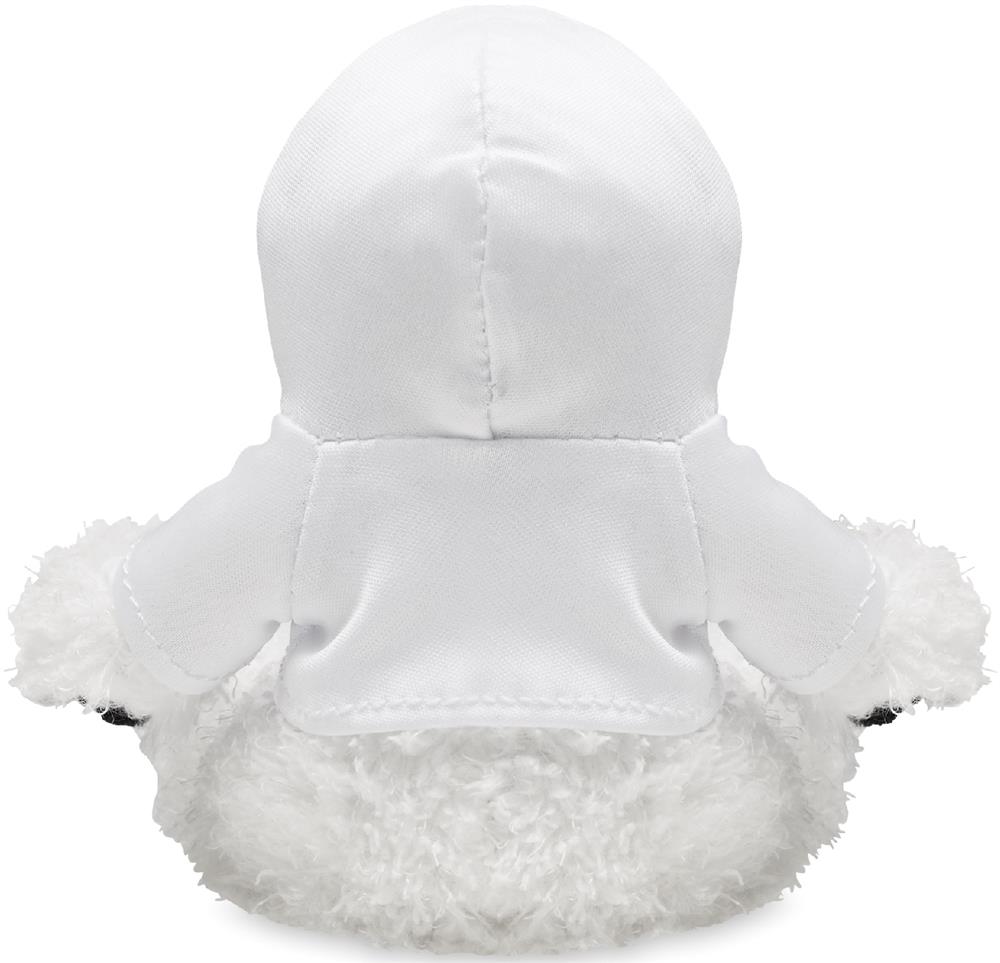 Peluche panda avec sweat à capuche personnalisée PENNY, dos