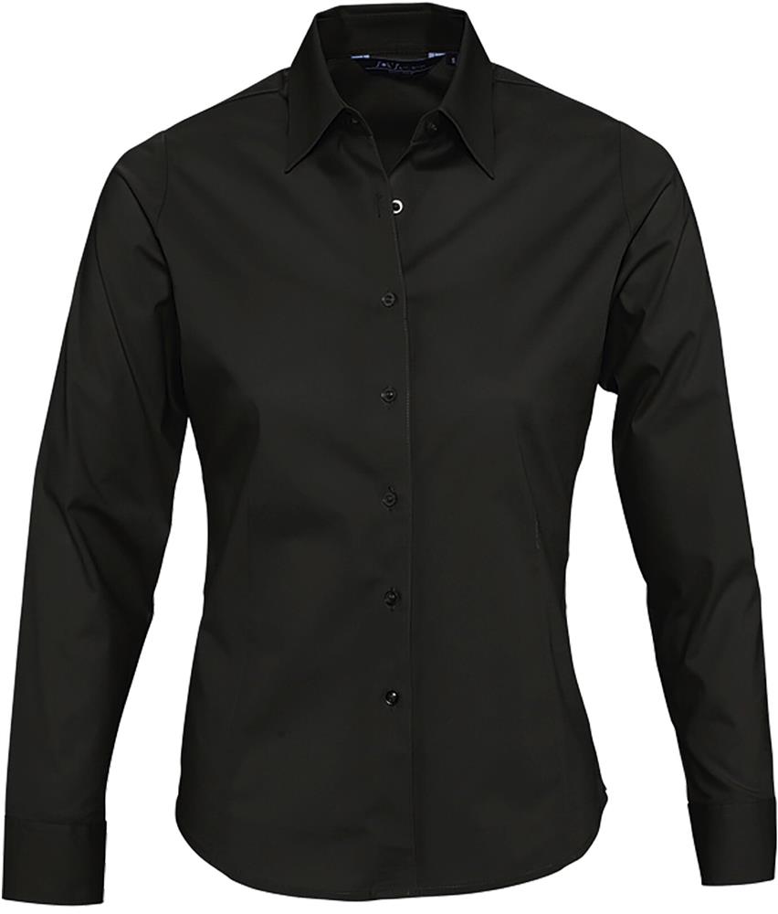 Chemise femme coton stretch personnalisée EDEN, poitrine droite