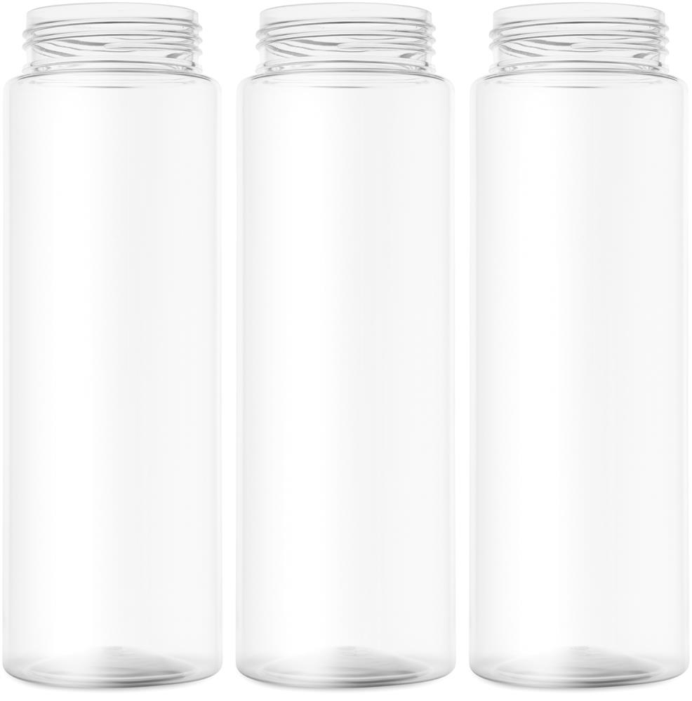 Bouteille RPET 700 ml à paille personnalisée TOIEN KLAR, tour complet (étiquette numérique)